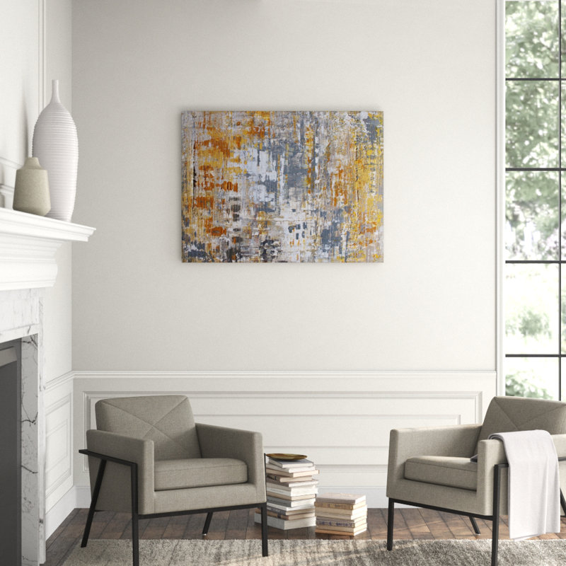 In the Realms of Gold Painting Canvas by Irena Orlov