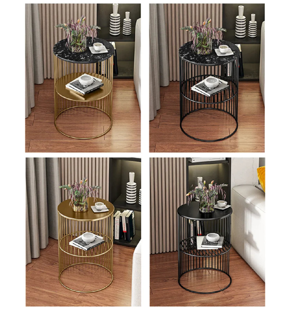 Asheli Nordic Modern Bedside Table Librero Storage Luxury Bedroom Nightstand