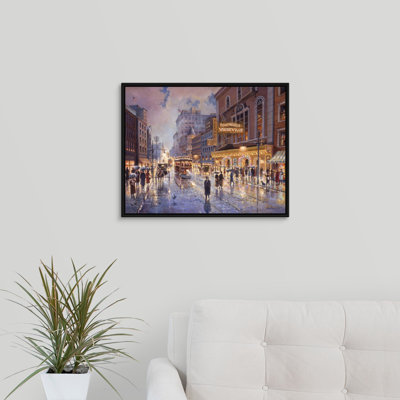 « continuous vaudeville » par jess hager, peinture sur toile