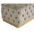 Polyester Blend Upholstered Bench - Taupe