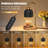 Set of 2 Touch Control Table Lamp with 2 USB Ports and 1PCS seenlast Candle Warmer with Dimmer Adjustable Height