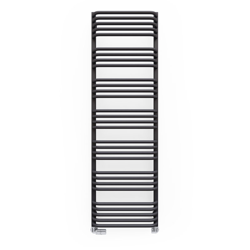 Alex Heated Towel Rail, Grey, 158 cm H x 50 cm W x 12 cm D