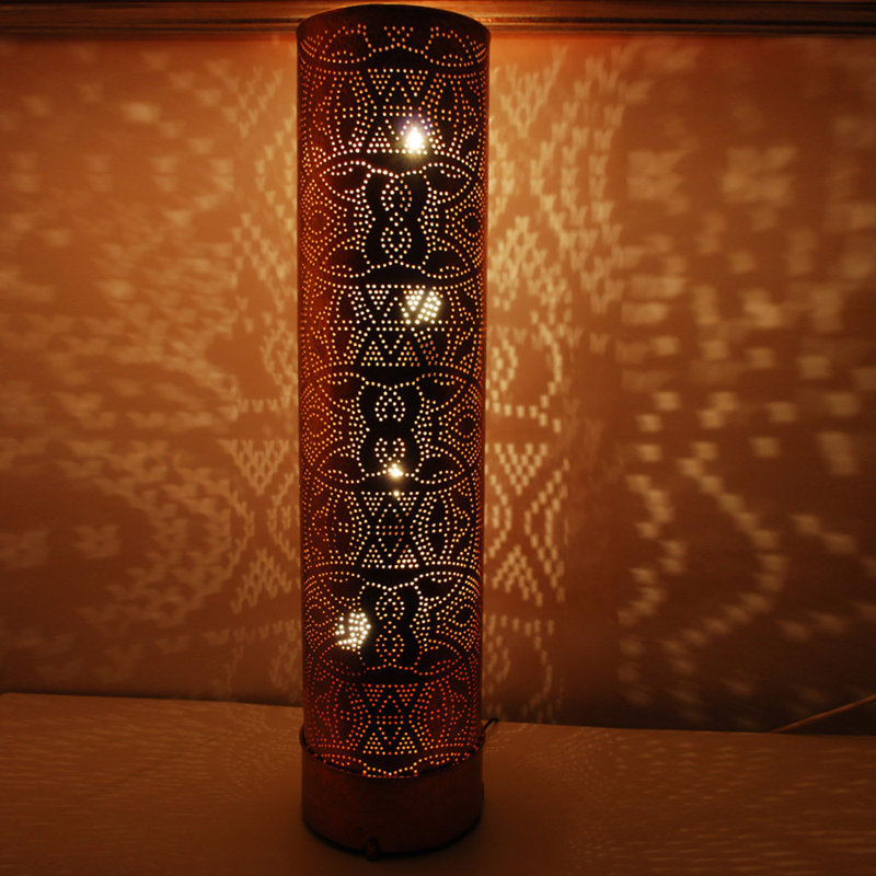 Chau 66cm Column Floor Lamp, Copper