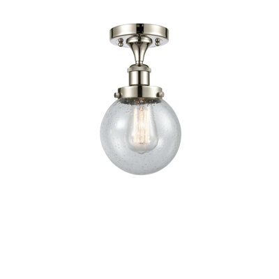 Amadeu Glass Semi Flush Mount