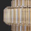 Lustre en cristal à 9 niveaux Ebtisam