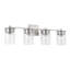 Meuble-lavabo 4 lumières avec verre transparent l 29,5 po x H 9 po Elstone-217075906