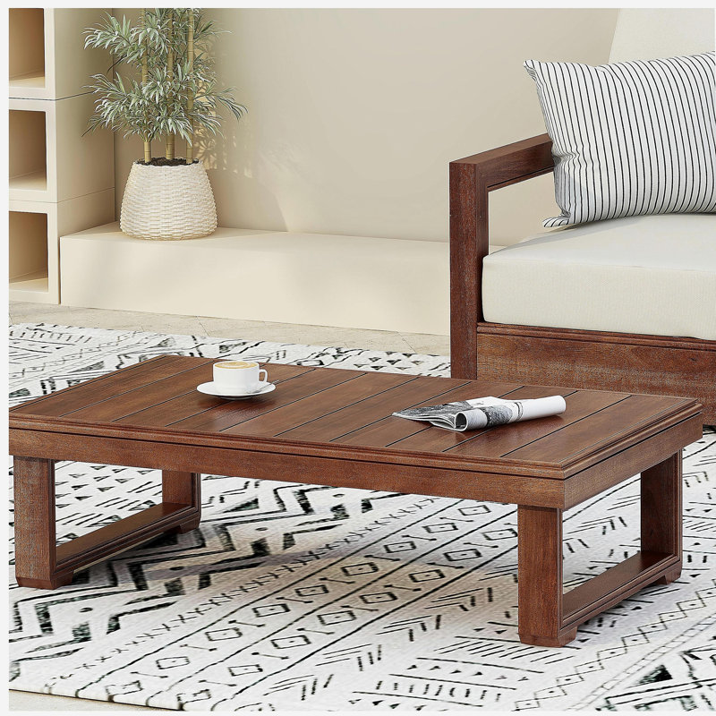TABLE BASSE WESTCHESTER, H 11,2 po x l 38,45 po x P 21,95 po, Brun