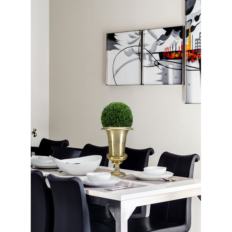 Kalyia Metal Table Vase, 18.5" H x 11" W x 11" D