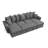  Felipe 110‘‘ Upholstered Modular Pull-out Sofa Bed with USB Charging & Side Pockets-370134385-382309598