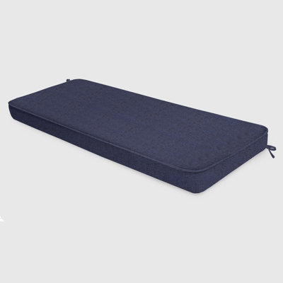 Customizable Bench Cushion For Indoor/Outdoor Furniture/Chair/Window Seat, Premium 75D High-Resilience Foam by Latitude Run