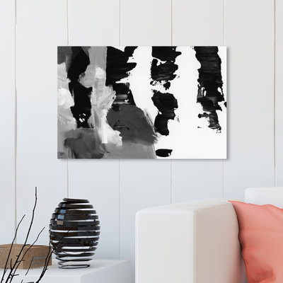 «Pronto Black and White», peinture sur toile