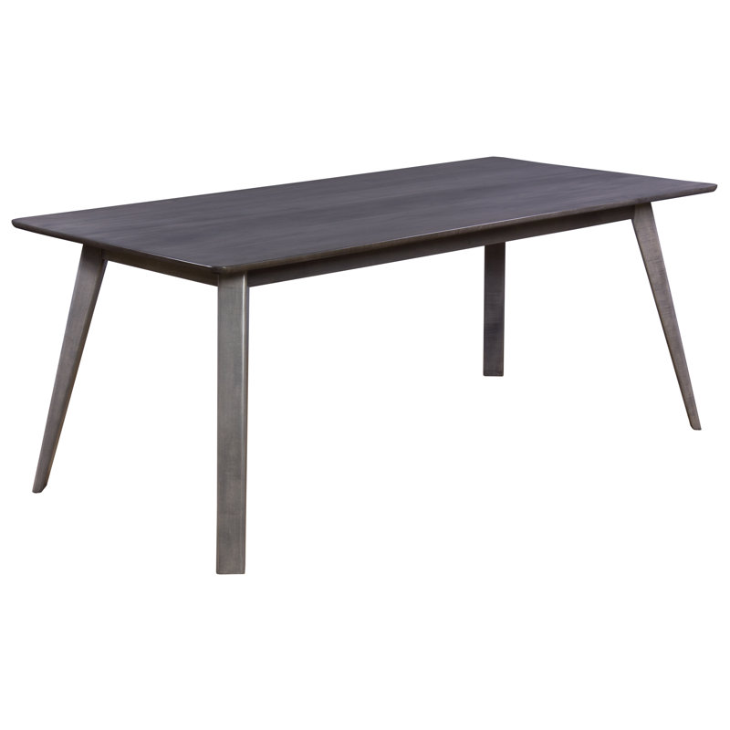 Leclair Maple Solid Wood Dining Table, Shadow, 29" H x 60" L x 42" W