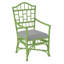 Chippendale Upholstered Arm Chair-1252848217-1252848225