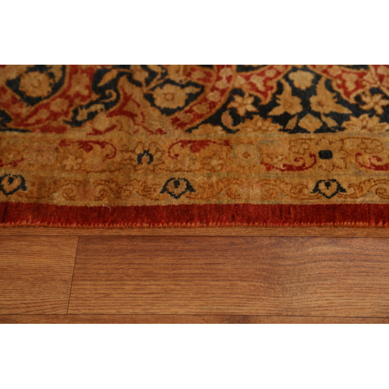 Tapis unique en laine rouge 7 pi 11 po x 10 pi One Age of a Kind Ziegler