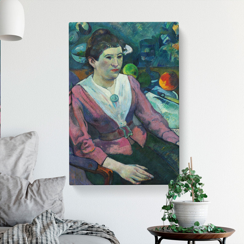 Portrait Of A Woman by Paul Gauguin - Wrapped Canvas, 76cm H x 50cm W x 3cm D