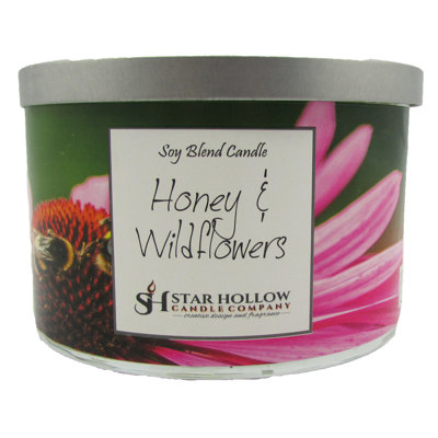 Honey & Wildflowers Scented Jar Candle