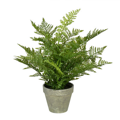 Fougère artificielle en pot
