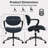 Modern Velvet Office Chair, Task Chair, Height Adjustable Chair for Home Office,  360° Swivel Vanity Chair for Bedroom
