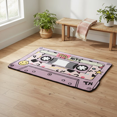 Tapis 5 pi x 8 pi à cassettes Amethyst