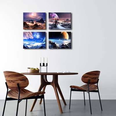4 Piece Wrapped Canvas Print