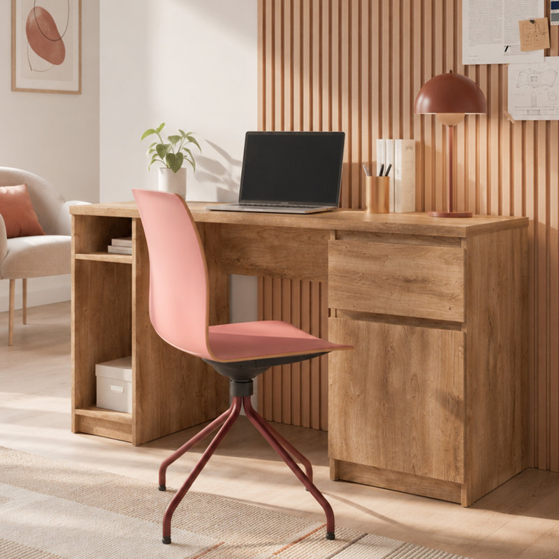 Danay Computer Desk, Oak