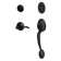 Plymouth Handleset with Deadbolt and Accent Door Lever and Rosette
