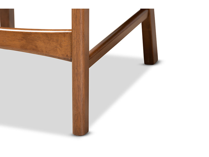 Tabouret de comptoir 24 po Finkelstein, Polyester gris
