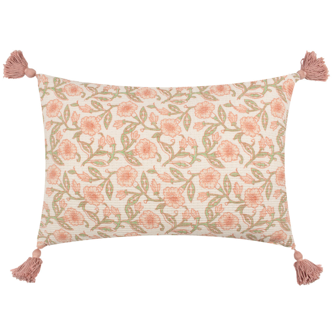 Delphine Floral Rectangular Cushion