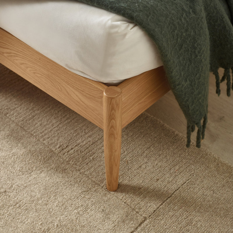 Oak Spindle Bed, Double (4'6), Natural
