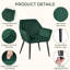 65Cm Wide Velvet Armchair-1168915979