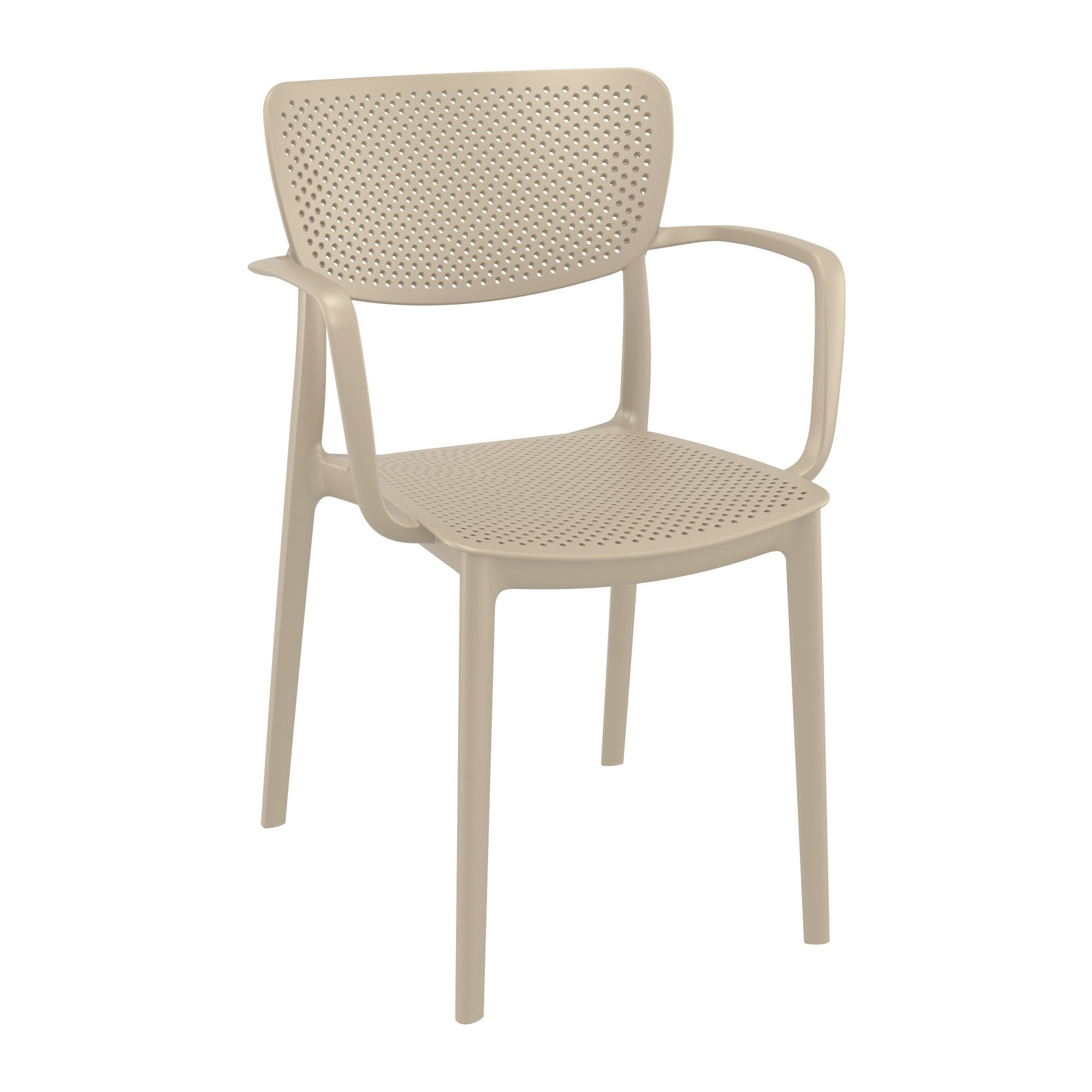 Farrah Square 2 - Person Bistro Set, Taupe
