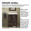Base de meuble-lavabo simple 24 po Damask-1769988580