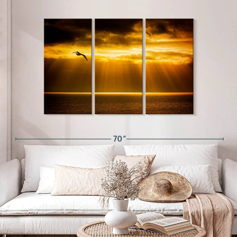 Alvord Golden Ocean Sky, H 32 po x l 50 po