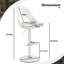 Adjustable Height Counter Stool with Metal Frame