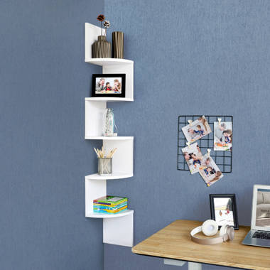 Ponte Modern Black Metal Wall Mount Bookshelf Tall + Reviews