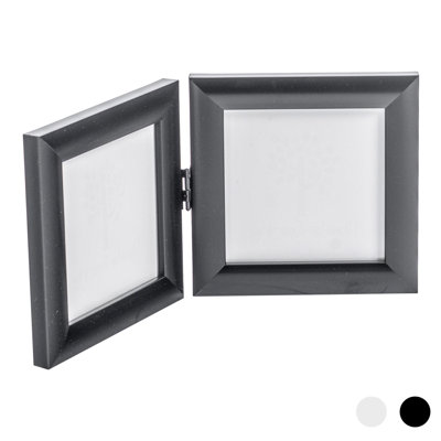 Nicola Spring - Folding 2 Photo Frame - 4 x 4"