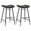 Tabouret de comptoir rembourré Amita-363070621-363070594