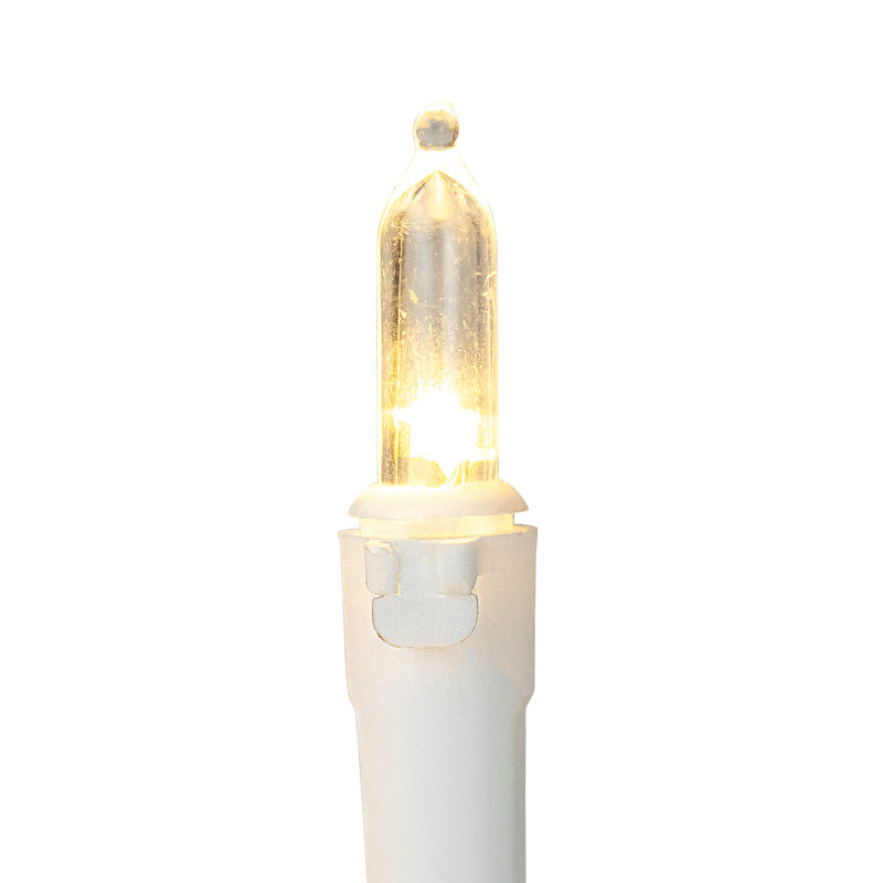 Guirlande de 100 lumières DEL, Blanc chaud / blanc, 35