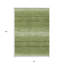 Tapis intérieur lavable rayé vert et ivoire 8 pi x 10 pi
