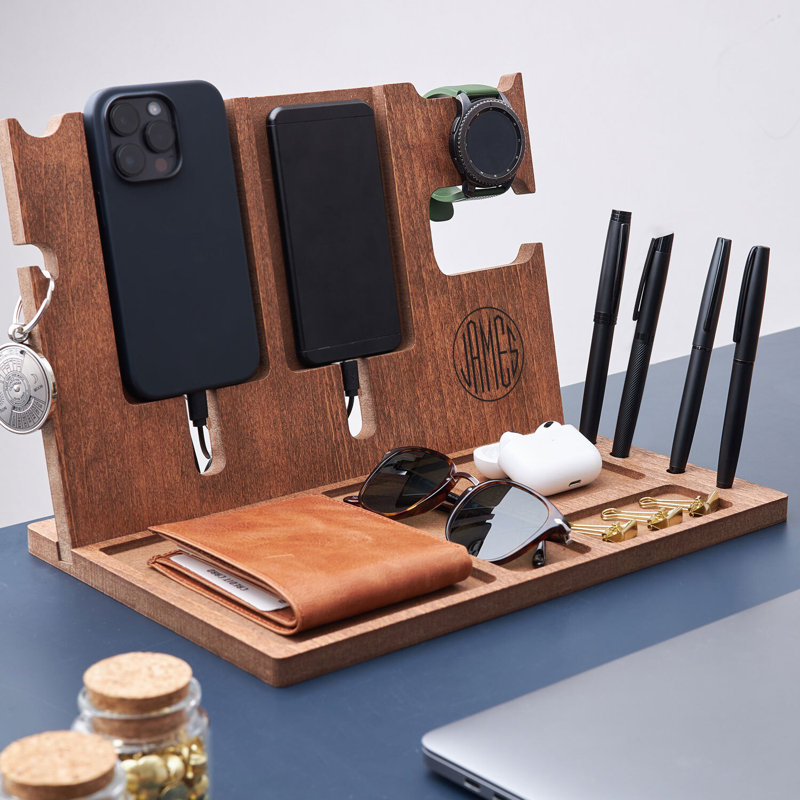 Wood Desk Organiser, Yes