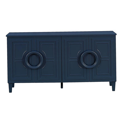 Armoire latérale à quatre portes U_STYLE, style français, convenant au salon, à l'entrée et à la salle d'étude