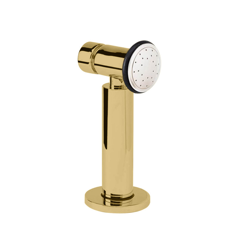 Contemporary Side Spray, Satin Brass