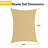 Sun 16' x 20' Rectangular Shade Sail-24741437