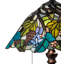 Lampe de table à raisins en spirale 22 po floral animaux