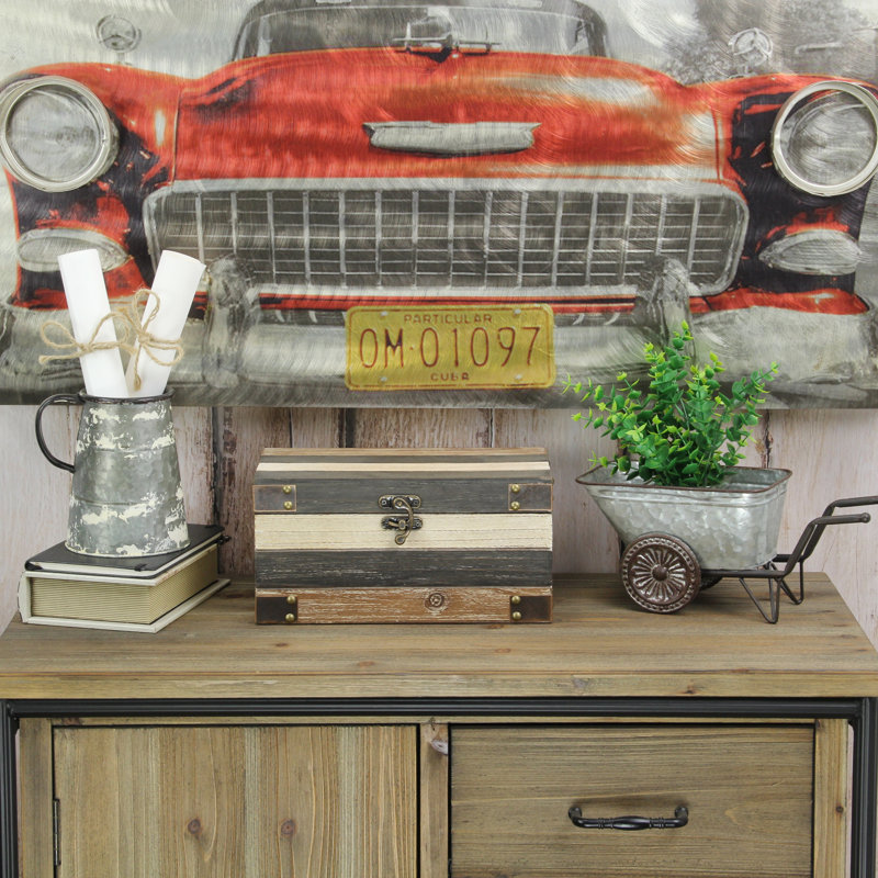 2 Piece Wooden Decorative Box Set
