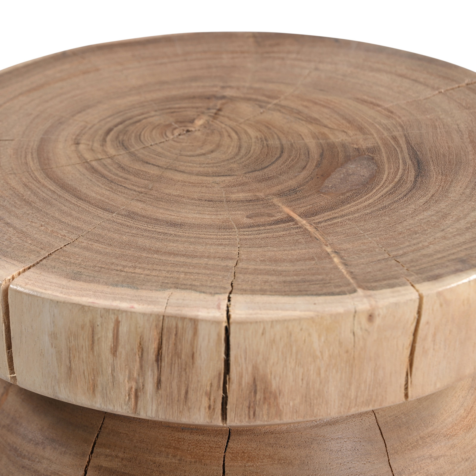 Hayati 18" Acacia End Table