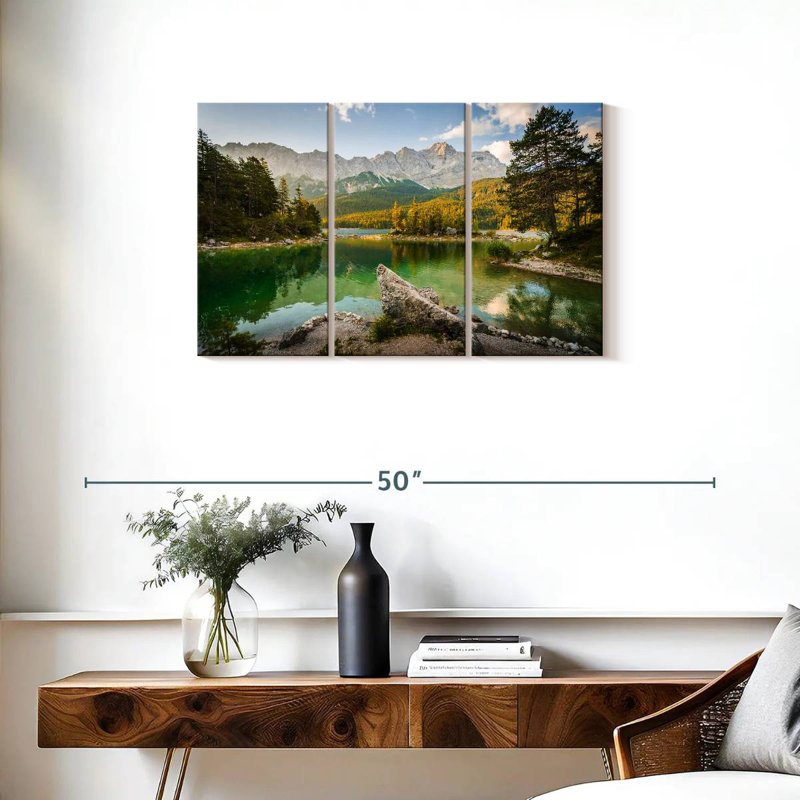 Alvord Eibsee Lake Morning, H 20 po x l 33 po