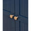 Armoire de rangement arquée avec appliques décoratives, buffet en panneau de fibres à densité moyenne anti-égratignures, tablettes et charnières réglables, sangle anti-basculement, armoire à vin de rangement autoportante pour le salon et la salle à manger-666303751