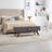 Modern Storage Bench with Solid Wood Legs, Perfect for End of Bed or Entryway-1652717828