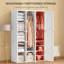Armoire-penderie portative, armoire de chambre pliante, rangement pour vêtements avec 11 compartiments cubes